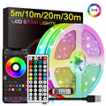 RGB Led Strip Lights 5M 10M 20M 30M Led Room Light with APP Control Flexible Ribbon Luces Led Tape for Room Bedroom Decoration
